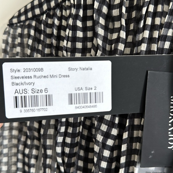 Shona Joy Black and White Mini Dress - Picture 11 of 11